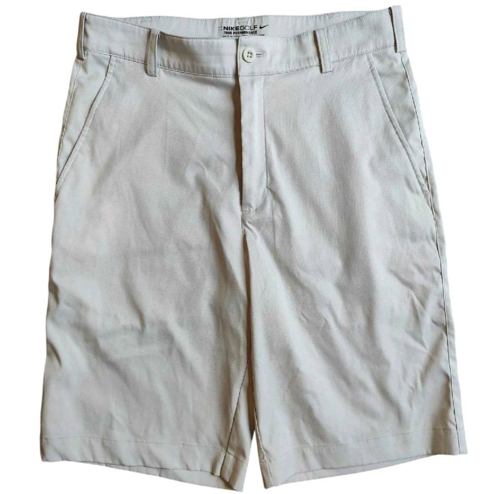 Nike Golf Tour Performance Dri-Fit Men's Beige Golf Shorts